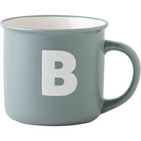 Caneca 360 ml Letra B Azul Kasa