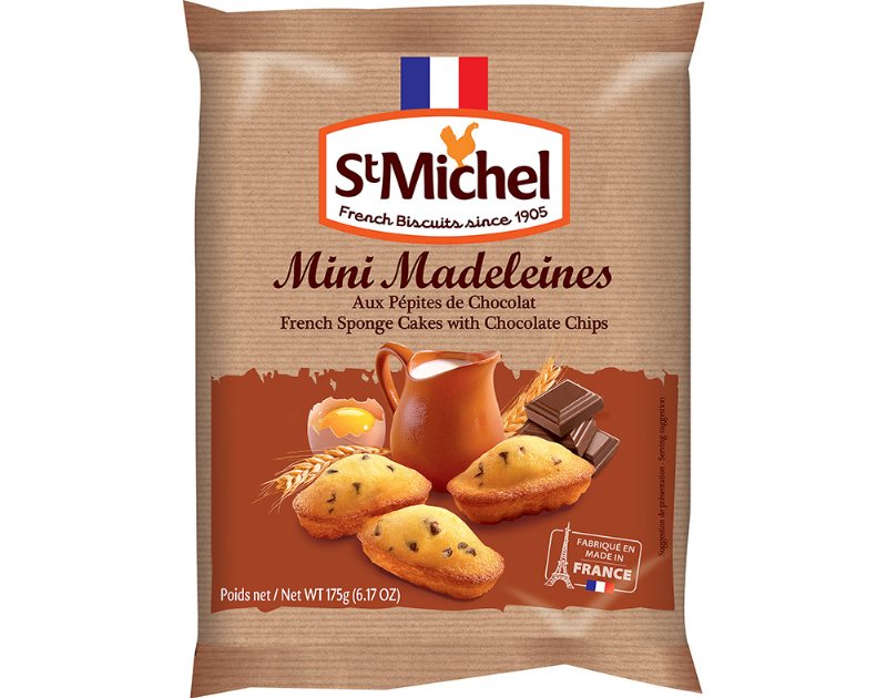 Mini Madalenas St.michel Pepita De Chocolate 175 g