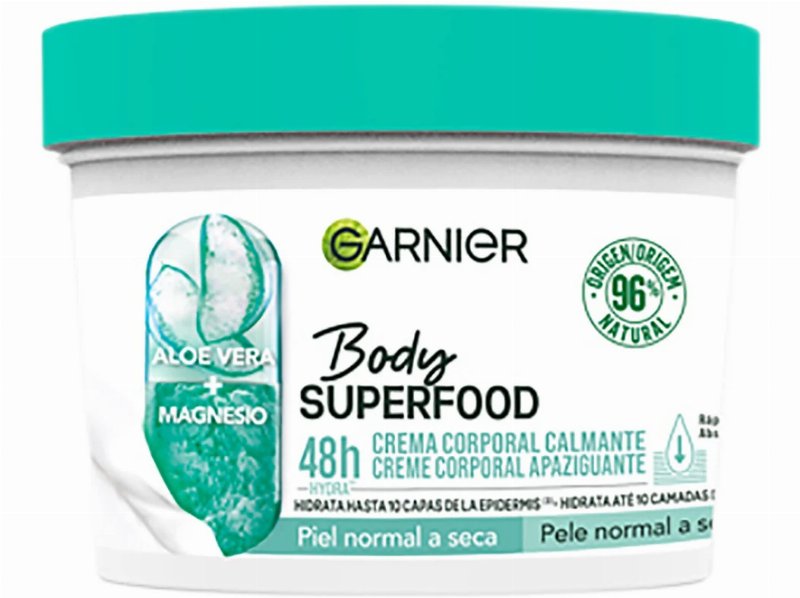 Creme Corpo Garnier Bodyfood Aloe Vera 380 ml