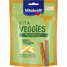 Snack Para Cão Vita Veggies Sticks Queijo E Batata Vitakraft 80 g