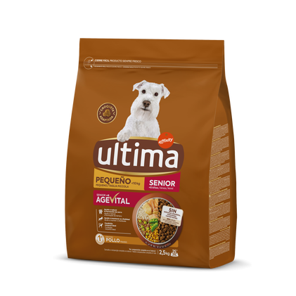 Comida Seca Para Cão Sénior Com Frango Affinity Ultima 2.5Kg