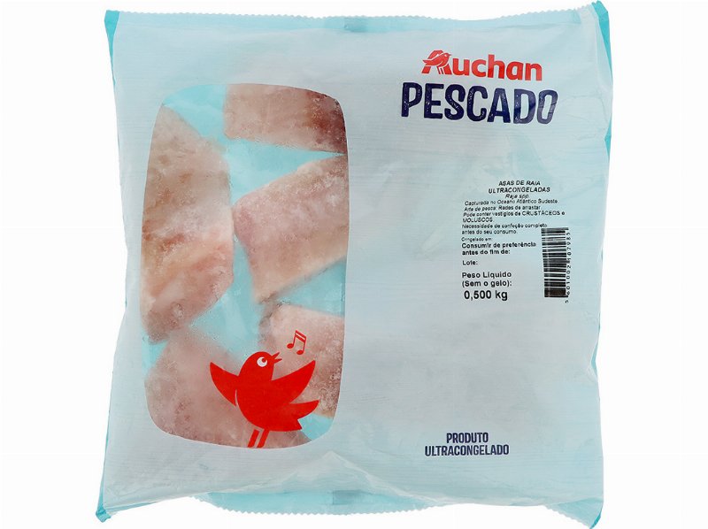 Asas De Raia Auchan Ultracongeladas 500 g