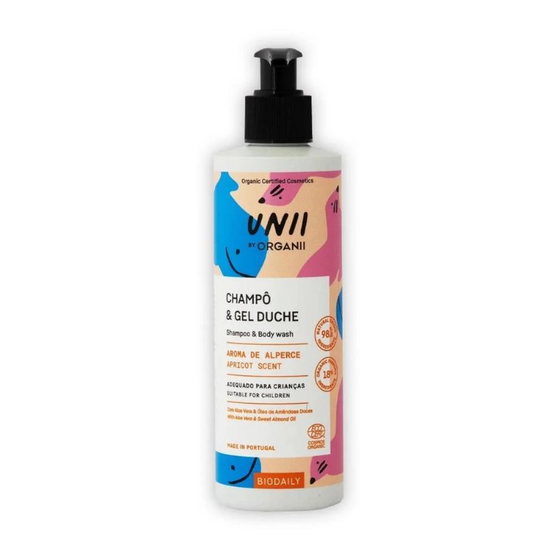 Champô E Gel Duche Aroma De Alperce Unii 250 ml