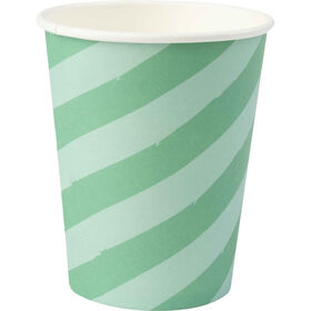 Conjunto 8 Copos Riscas Verde Kasa 1 Un