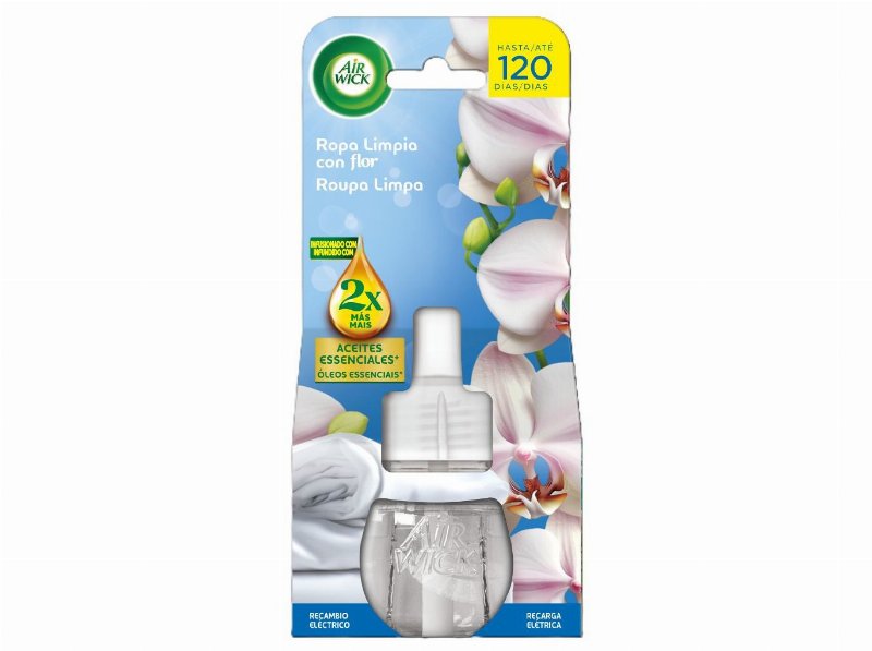 Ambientador Elétrico Airwick Roupa Limpa Rec 1Un