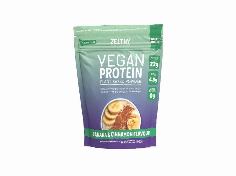Proteina Vegetal Zelthy Banana E Canela 960 g