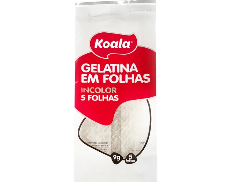 Gelatina Koala Em Folhas 9 g