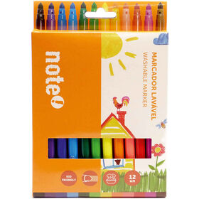 Marcadores De Colorir Laváveis Note! 12 Un