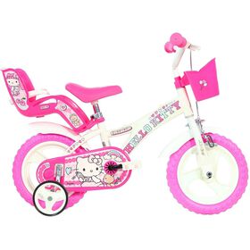 Bicicleta De Criança Com Cesto 12'' 3-5 Anos Hello Kitty