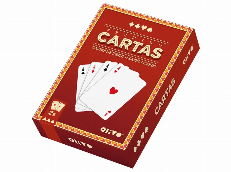 Jogo Cartas Olivo Pack 2 Unidades