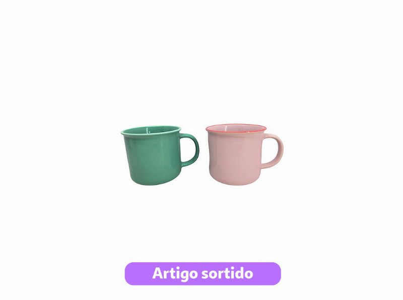Caneca Grés Actuel 35 cl Cores Sortidas