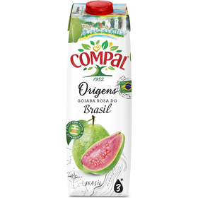 Néctar Goiaba Rosa Brasil Compal Origens 1 Lt