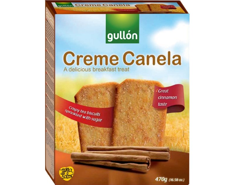Bolacha Gullon Creme Canela 470 g