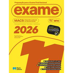 Preparação Para O Exame Final Nacional 2026 - Macs - 11.º Ano De Maria Augusta Ferreira Neves