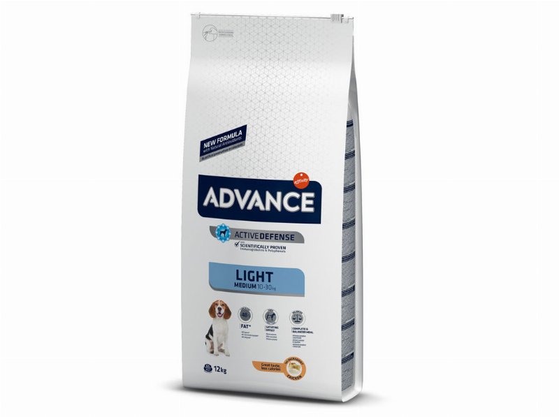 Ração Cão Medium Advance Light Frango 12 kg
