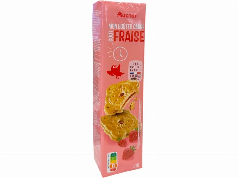Bolacha Rik & Rok Com Recheio Morango 300 g