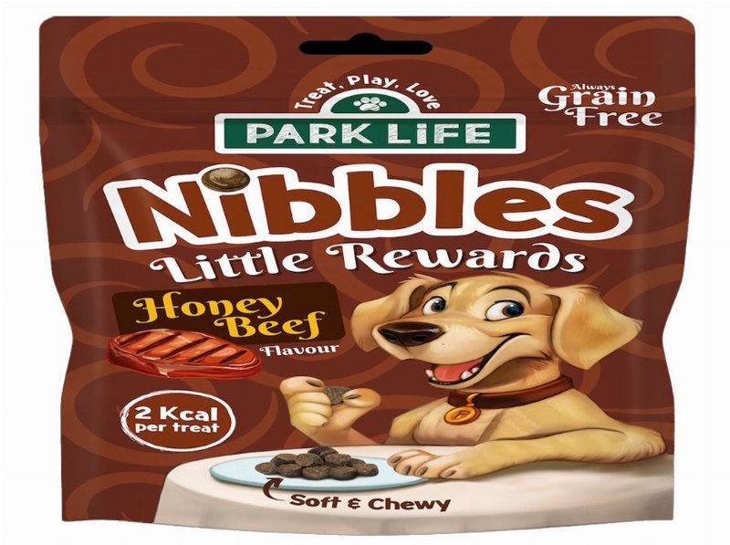 Snacks Para Cão Parklife Nibbles Vaca E Mel 100 g