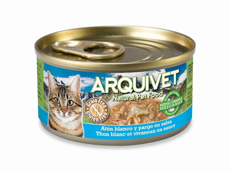 Comida Húmida Gato Arquivet Atum Branco E Pargo 80 g