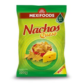Snacks Tortilha Nachos Com Queijo Mexifoods 200 gr