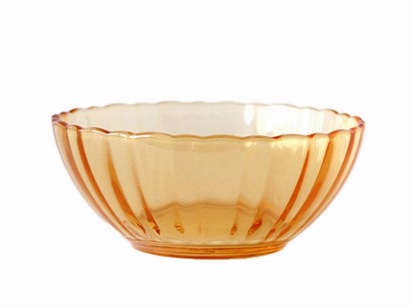 Taça Luna Cor De Laranja Vidro Ø12Cm