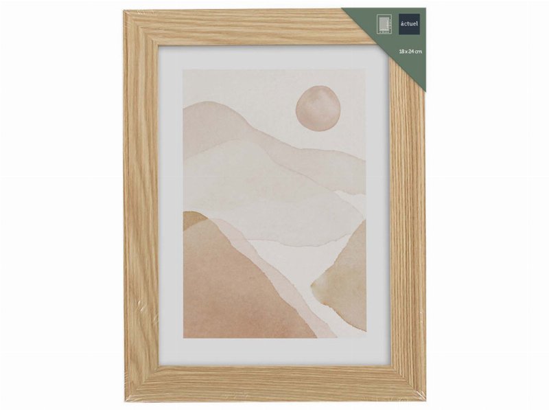 Moldura Mdf Actuel Natural 18X24 Cm