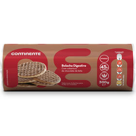 Bolachas Digestivas Com Chocolate De Leite Continente 300 gr