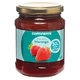 Doce Morango -30% Açúcares Continente 340 gr