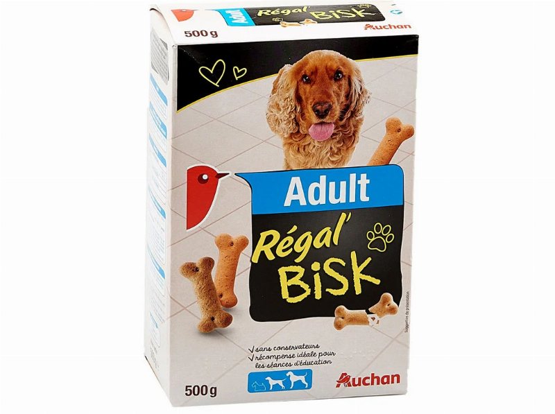 Snacks Para Cão Auchan Adulto Régal' Bisk 500 g
