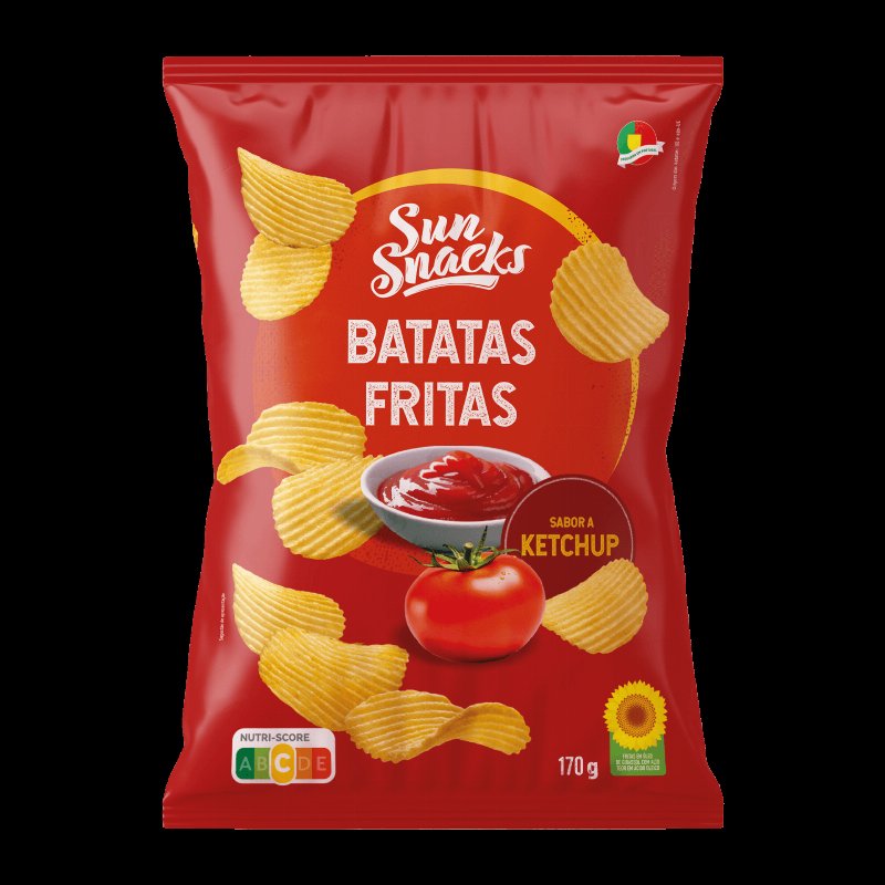 Batatas Fritas Com Sabor A Ketchup 170 g