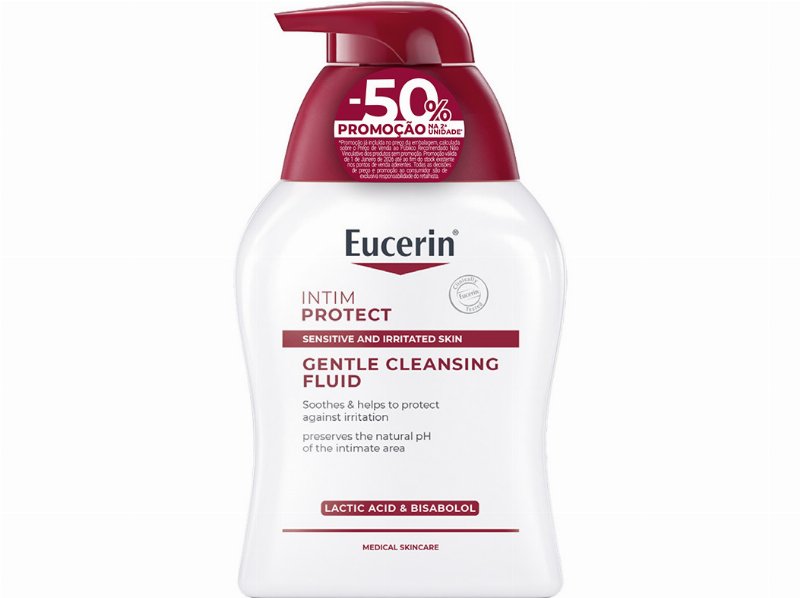 Gel Eucerin Higiene Intíma Ph5 2X250 ml 50% Na 2ªun