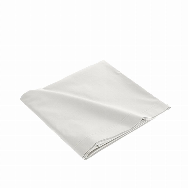 Hkh Lençol Liso 1 Pessoa Algodão Bio Branco