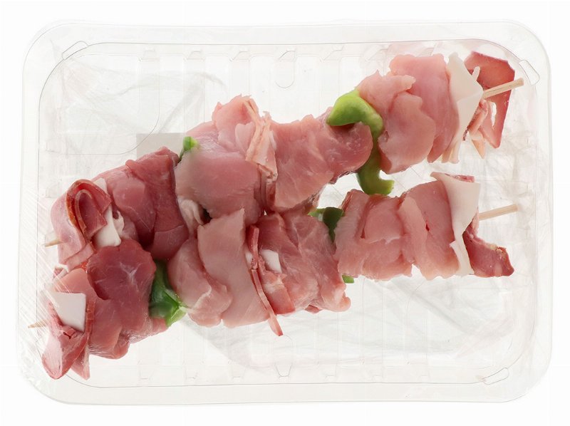 Espetadas De Porco Peru E Bacon Kg