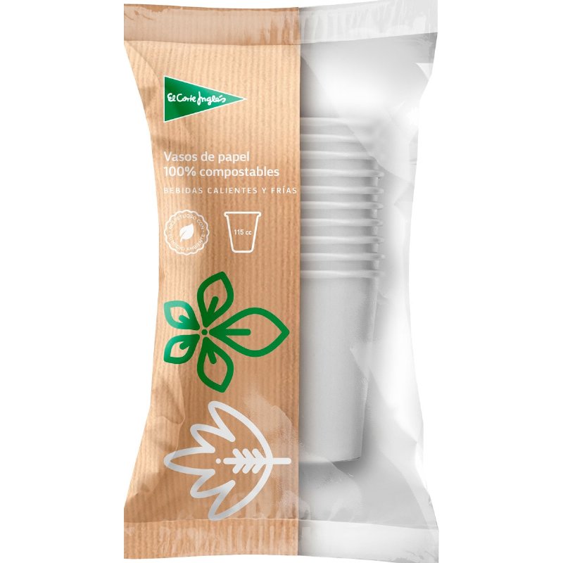 Copos Brancos 115 ml 10 unidades