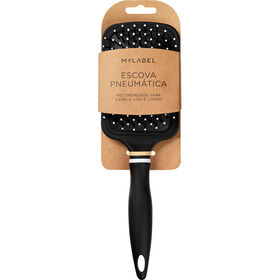 Escova Cabelo Pneumática Grande Retangular Mylabel 1 Un