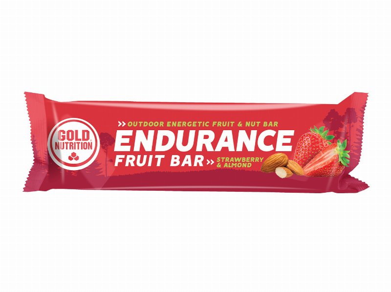 Barra Goldnutrition Endurance Amêndoa Morango 40 g