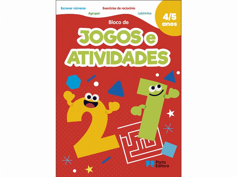 Livro Bloco De Jogos E Atividades - 4/5 Anos