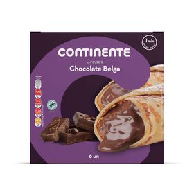 Crepes Com Chocolate Belga Continente 540 gr (6 Un)