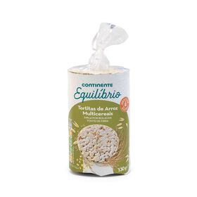 Tortitas De Arroz Multicereais Sem Glúten Continente Equilíbrio 130 gr