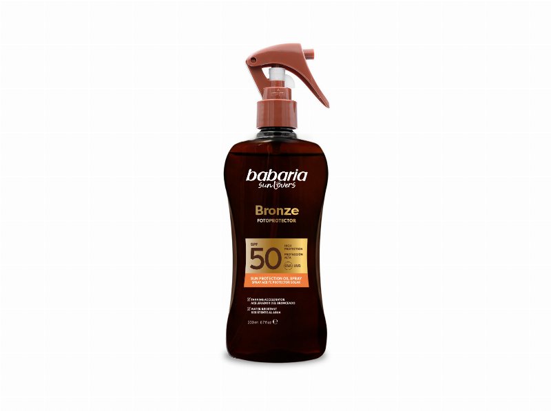 Óleo Proteção Solar Babaria Côco Bronze Spf50 200 ml