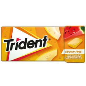 Pastilhas Elásticas Melão E Melancia Trident 14,5 gr