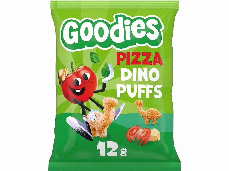 Snack Goodies Dino Puffs Pizza 12 g