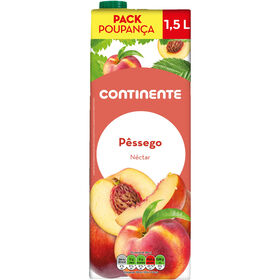 Néctar Pêssego Pack Poupança Continente 1,5 Lt