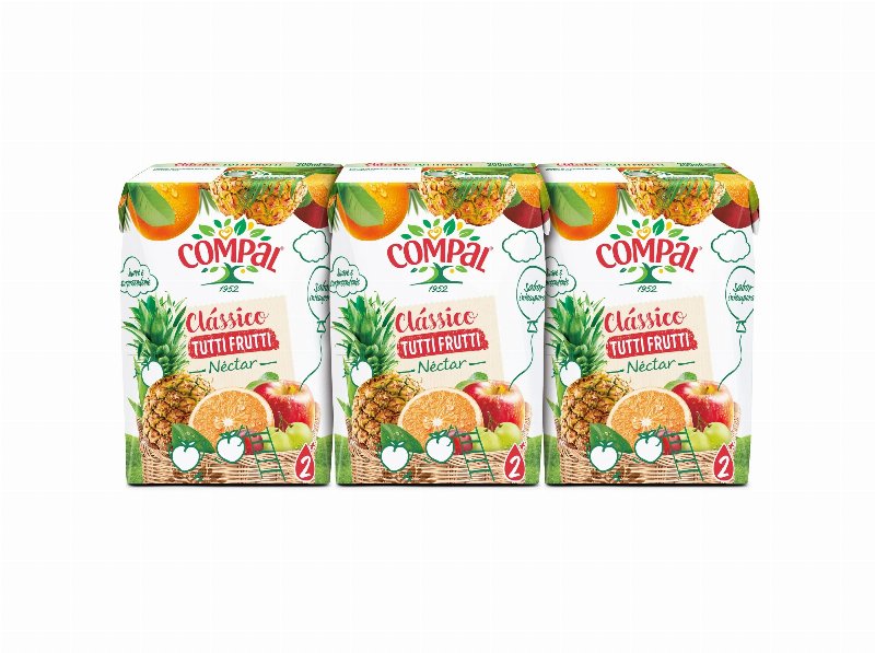 Néctar Compal Clássico Tutti Frutti 3X0.20 l