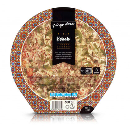 Pizza Fresca Kebab Pingo Doce 0.6Kg