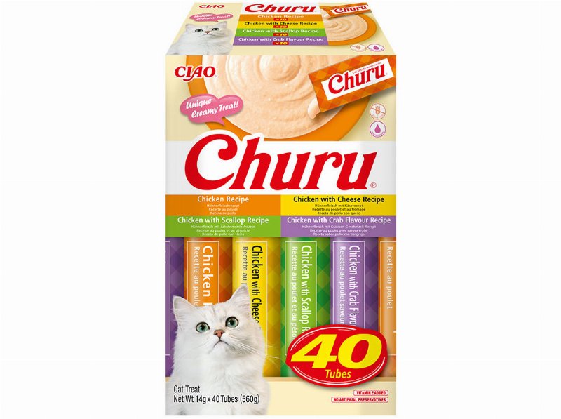 Snacks Gato Ciao Churu Frango 40X14 g