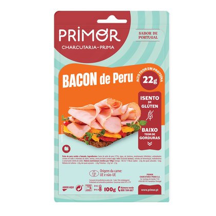 Bacon De Peru Fatiado Primor 0.1Kg