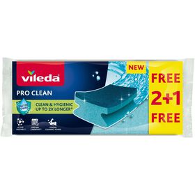Esfregão Salva Unhas Pro Clean Vileda 2 Un + 1 Un Grátis