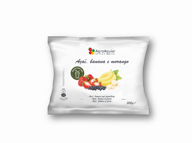 Mix Frutas Agroaguiar Açai Banana Morango 300 g