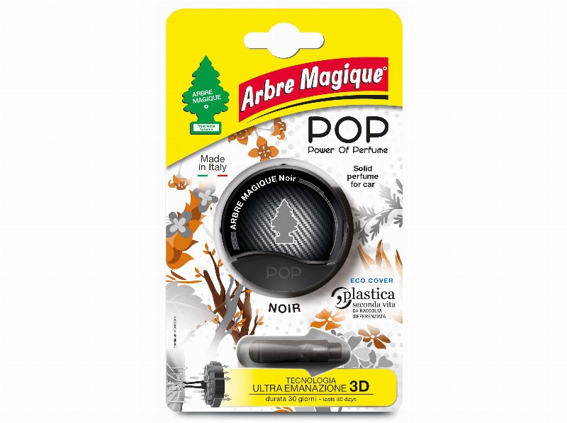 Ambientador Auto Arbre Magique Pop Noir
