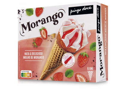 Gelados Cones Morango Pingo Doce 0.72L